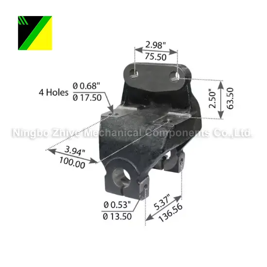 Duktilt järn förlorat skum Investering Gjuthängare Front